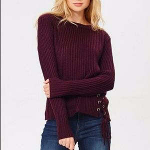 Lace up Sweater